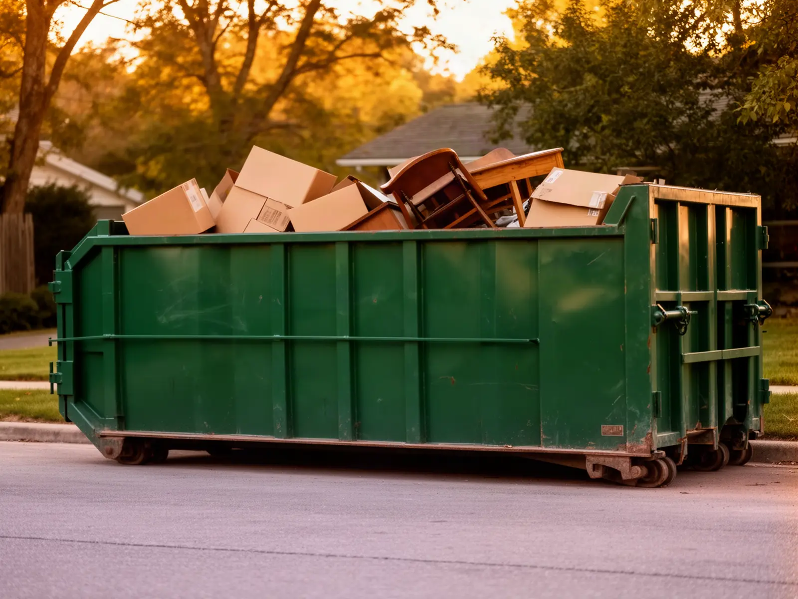 Roll-off dumpster from Prairie Creek Dumpster Rental in Waco, TX